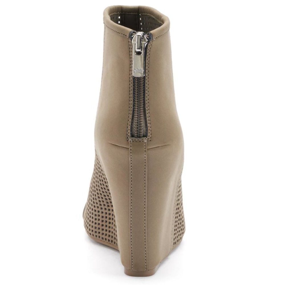 Juicy Couture Women's Nessa PeepToe Wedge Shoes Br - Picture 4 of 5